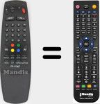 Télécommande pour remplacer MV-PR3780T