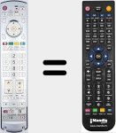 Télécommande pour remplacer N2QAYB000050