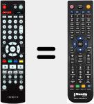 Replacement remote control for OPPO002