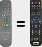 Replacement remote control for RC-N2A