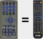 Replacement remote control for REMCON1470