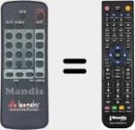 Replacement remote control for REMCON1642