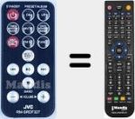 Replacement remote control for RM-SRDF327 (EM00180000)