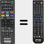 Télécommande pour remplacer RM-AMU145 (149001811)