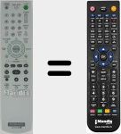 Télécommande pour remplacer RM-SCR55