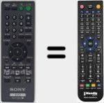 Télécommande pour remplacer RMT-D187A (148700511)