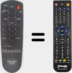 Replacement remote control for SR2016