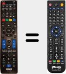 Télécommande pour remplacer RC-327ST