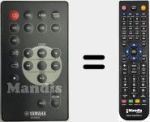 Télécommande pour remplacer WV83290 (WV832900)