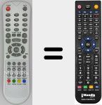 Télécommande pour remplacer LCD KZG-108