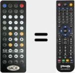 Replacement remote control for Silverscreen 2
