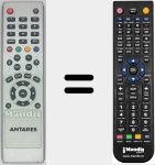 Replacement remote control for ANT001