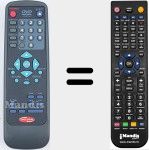 Replacement remote control for DELPHI001