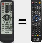 T&eacute;l&eacute;commande pour remplacer DIF002