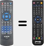 Télécommande pour remplacer DVD100