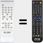 T&eacute;l&eacute;commande pour remplacer ELB001