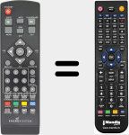 Replacement remote control for ENE004