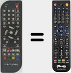 Replacement remote control for T1507