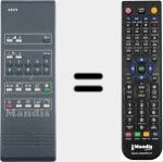 Replacement remote control for IR3578