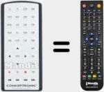 Replacement remote control for Media Adapter To Tv