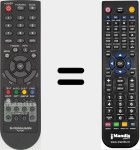 Replacement remote control for RCU-200