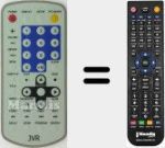 T&eacute;l&eacute;commande pour remplacer REMCON1569