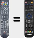 Télécommande pour remplacer REMCON1916