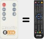 Replacement remote control for REMCON1988