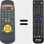 T&eacute;l&eacute;commande pour remplacer CoolCommand (RM-0010)