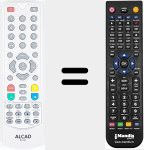 Replacement remote control for RT-007