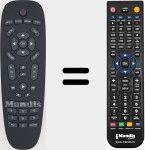 Replacement remote control for T4HS131537K