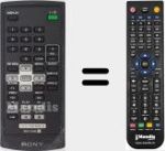 Télécommande pour remplacer RMT-D183 (988511068)