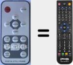 Replacement remote control for Digital Still Frame