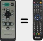 Replacement remote control for CXB6798