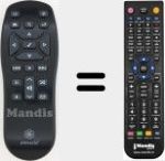 Replacement remote control for PIN002