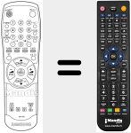 Replacement remote control for 00116 A