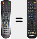 Télécommande pour remplacer 02-26LED115B4