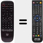 Replacement remote control for REMCON801