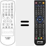 Replacement remote control for REMCON843