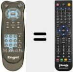 Replacement remote control for REMCON825