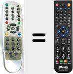 Télécommande pour remplacer 6710V00044L