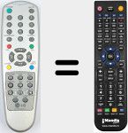 Télécommande pour remplacer 6710V00061U