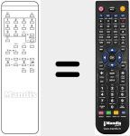 Replacement remote control for REMCON336