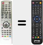 Télécommande pour remplacer REMCON174