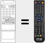 Replacement remote control for RCF01