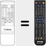 Télécommande pour remplacer REMCON554