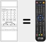 Replacement remote control for REMCON133