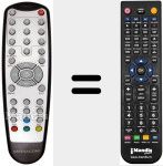Replacement remote control for REMCON718