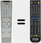 Replacement remote control for REMCON741