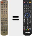 Replacement remote control for REMCON1103